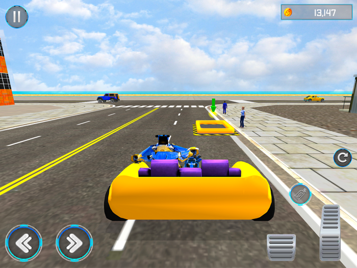 Robot Car Transform War Games