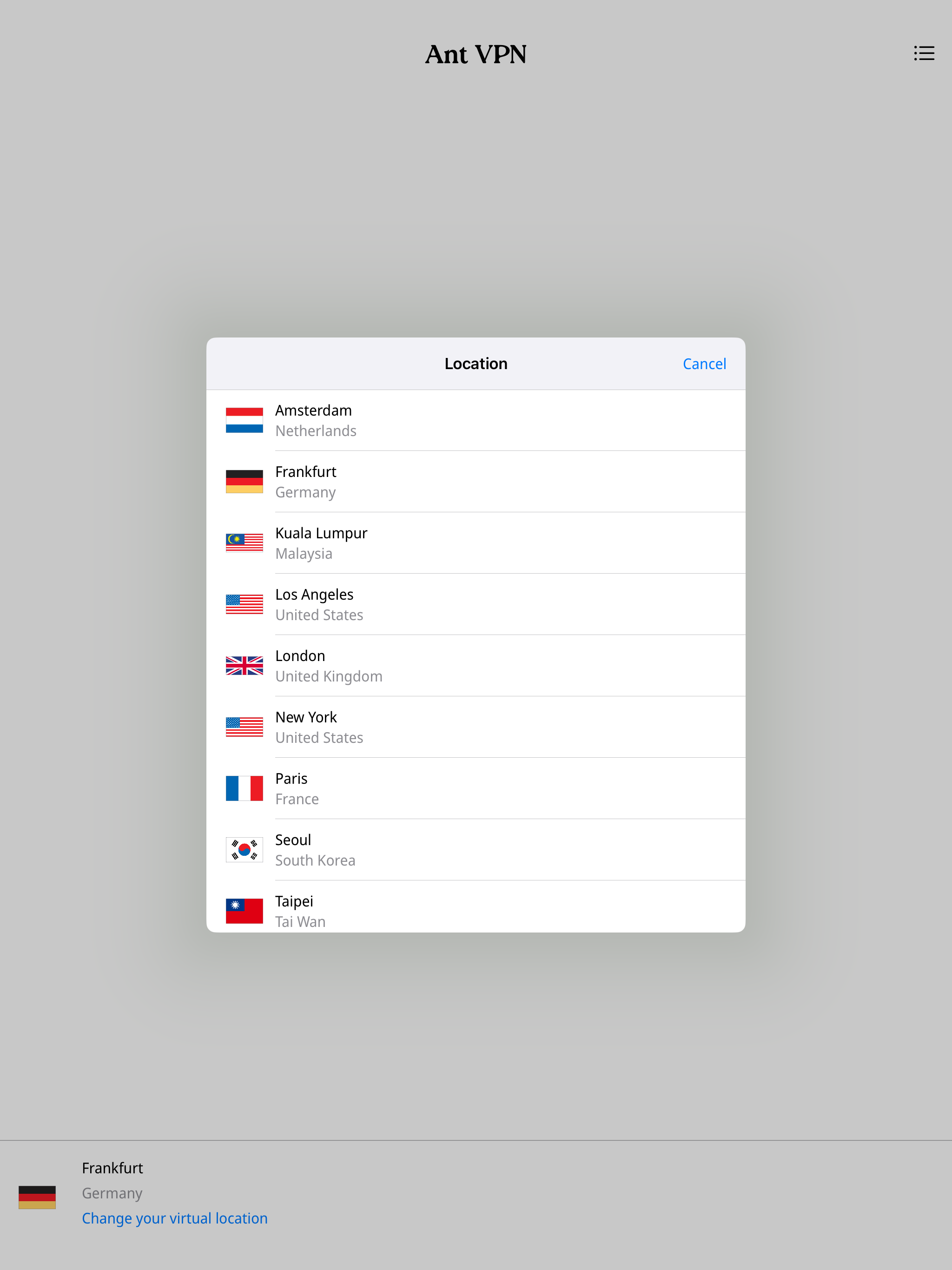 Ant VPN screenshot 7