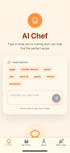AI Chef Mobile screenshot 1
