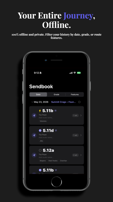 Sendbook: Climbing Logbook screenshot 5