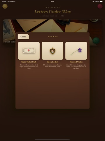Letters Under Wax iPad screenshot 8