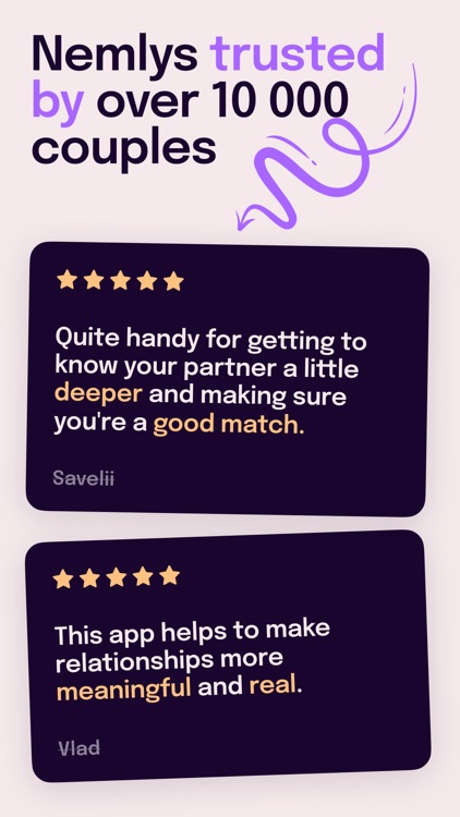 Nemlys: couple app screenshot-6