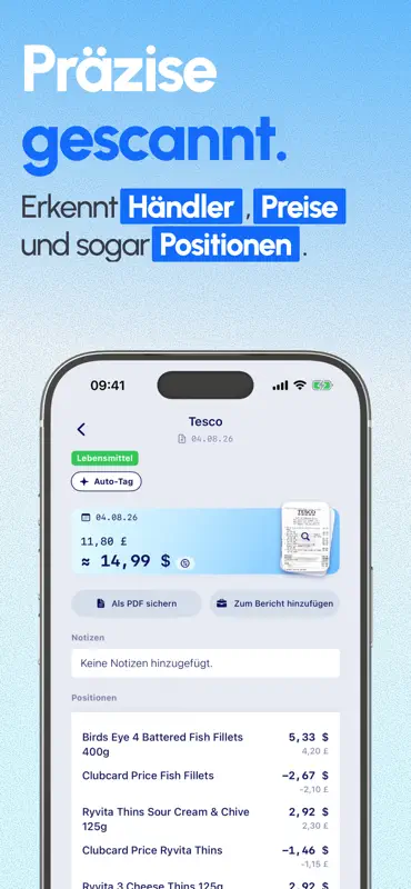 Scanner Reçus: ReceiptGenie screenshot 2 of 5