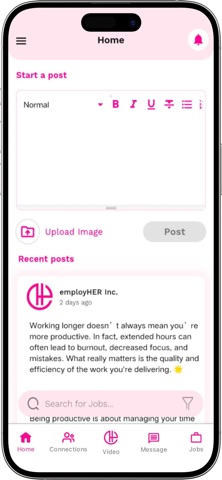 employHER iPhone screenshot