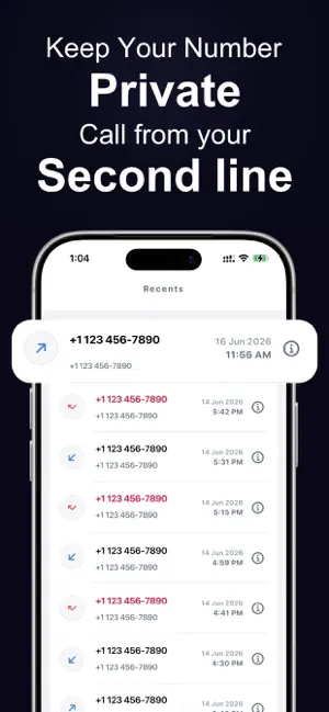 Second Phone Number: US screenshot 4