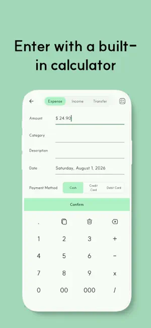 Green Ledger: Expense & Budget screenshot 3