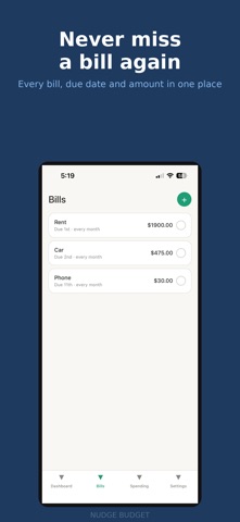 Nudge Budget screenshot