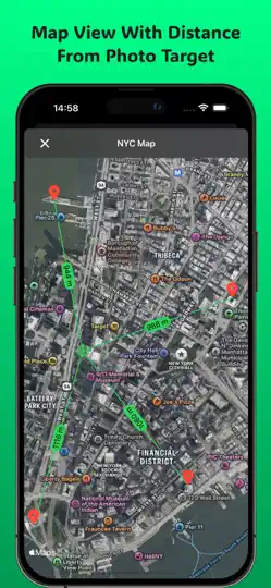 Screenshot von GPS Nav Survey Camera auf dem iPhone 2