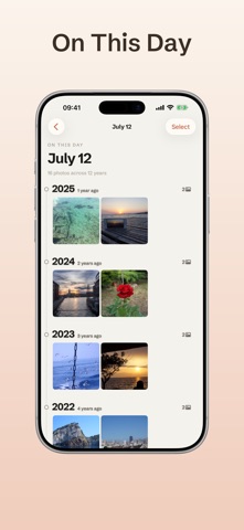 Photo Flashback: On This Day app screenshot