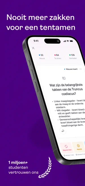 Studyflash: leren met Kaarten iPhone screenshot 1
