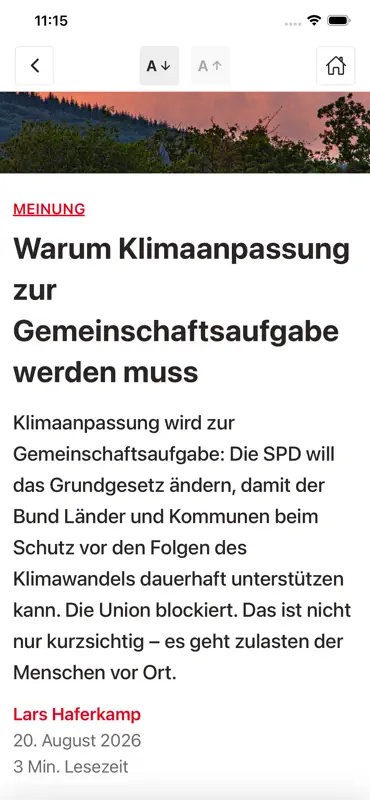 vorwärts.de screenshot 7 of 7