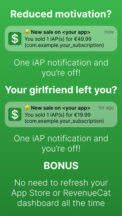iAP income tracker - iAPush Screenshot 1 - AppWisp.com iAP income tracker - iAPush Screenshot 1 - AppWisp.com