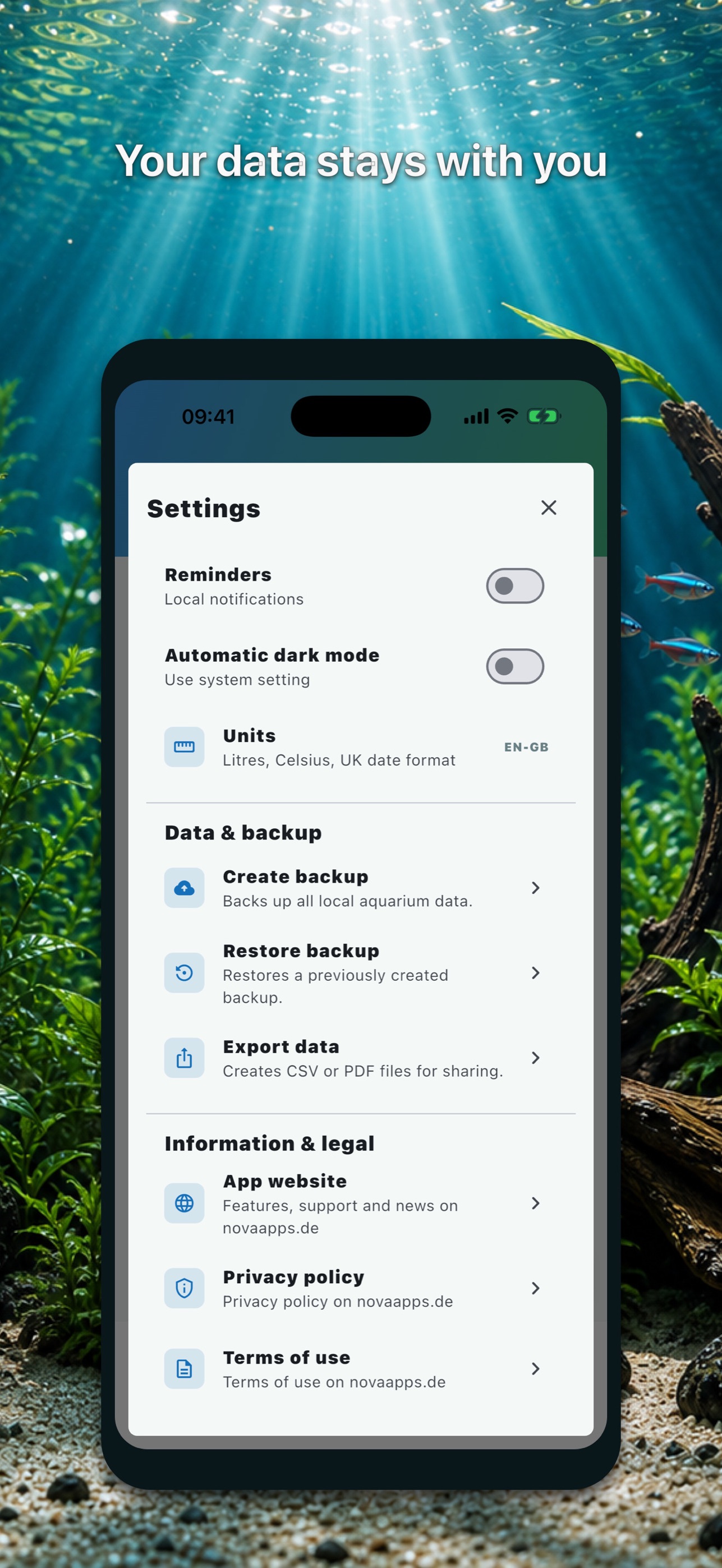 Screenshot 7 of My Aquarium NovaApps