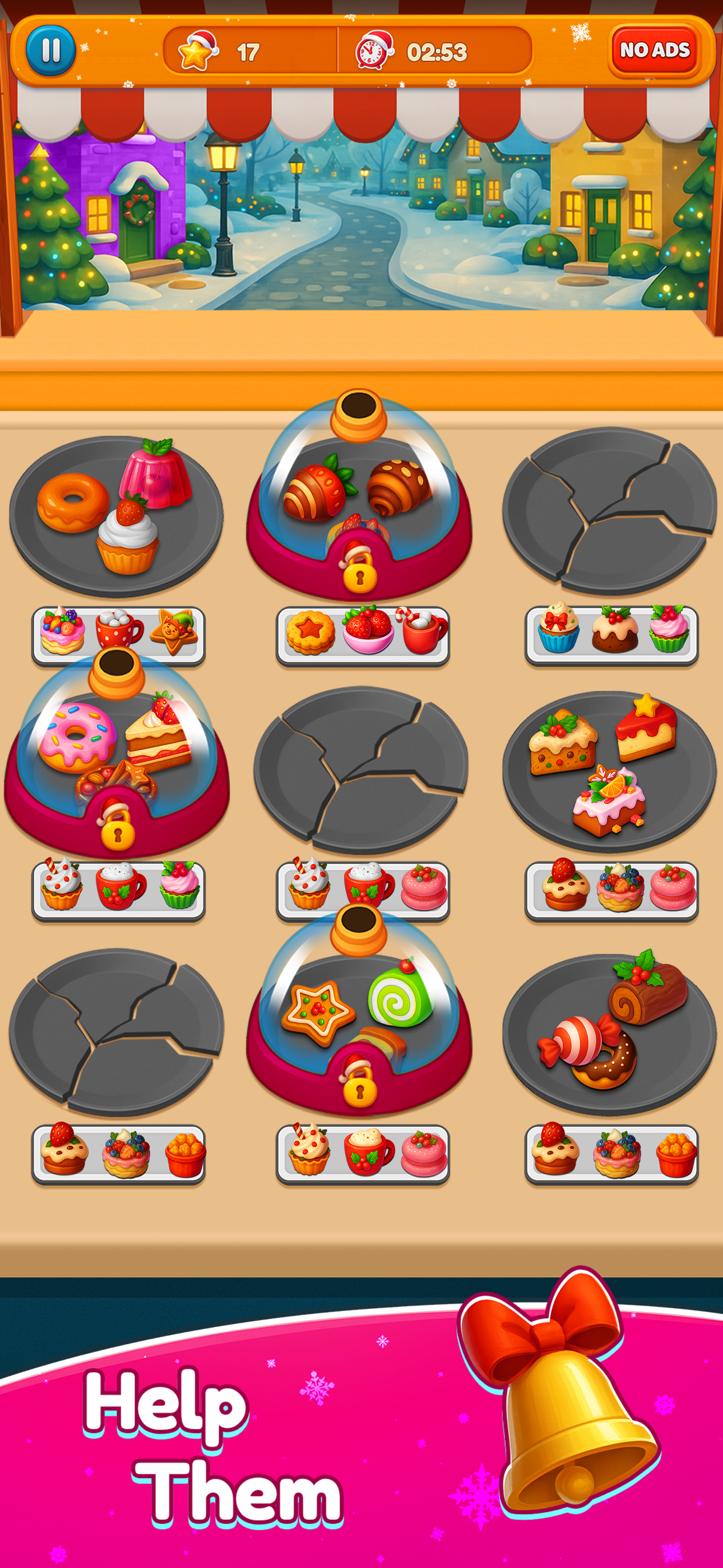 Christmas Treat Food Sort 3d