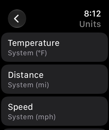 Apple Watch screenshot