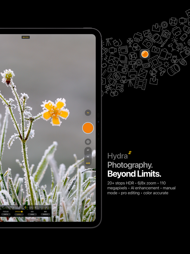 Hydra › Pro Camera (RAW + AI) תמונות מסך