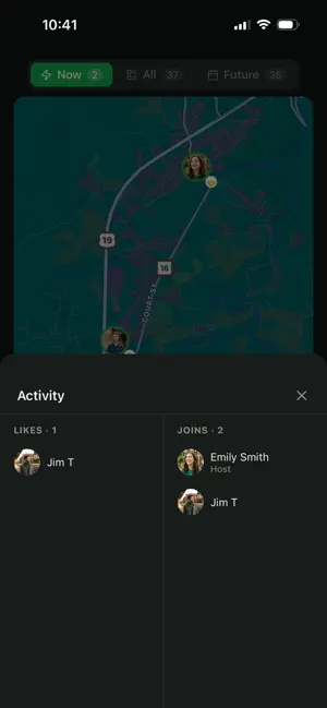 Pinned: Meet up! screenshot 4