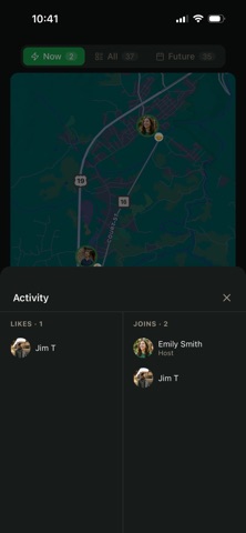 Pinned: Meet up! screenshot