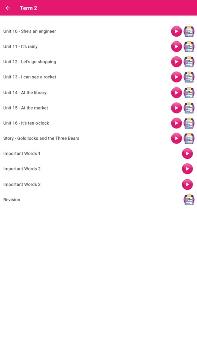 أولى ابتدائي - إنجليزي تيرم1و2 Screenshot