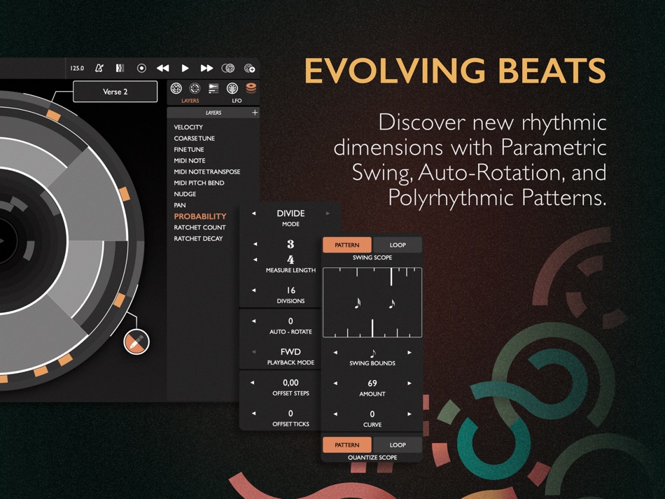 #7. Patterning 3 : Drum Machine (iOS) Af: Olympia Noise Co.