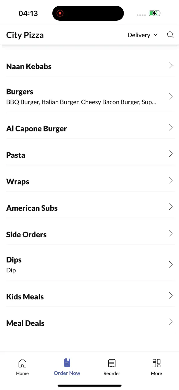 Screenshot #3 pour City Pizza.