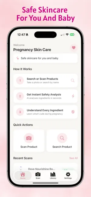 Pregnancy Skin Care Identifier screenshot 1