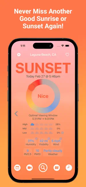 Sunset Check screenshot 1