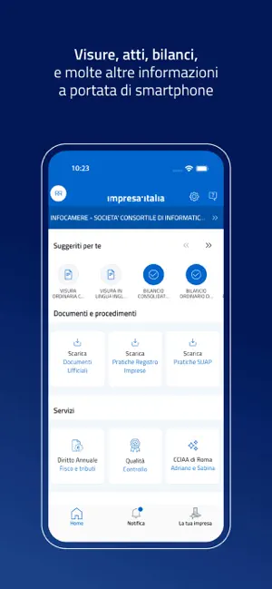 impresa italia iPhone screenshot 3