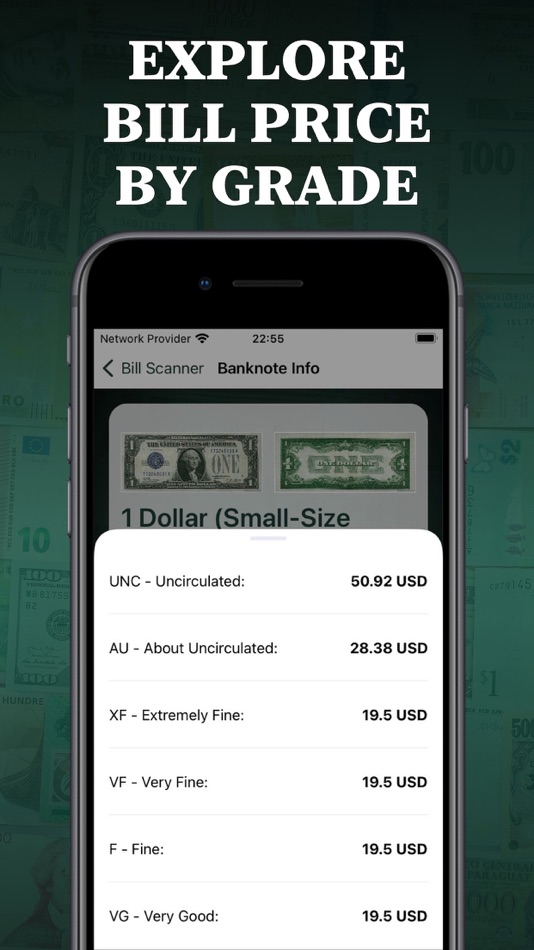 #4. Dollar Bill Scanner (iOS) Podle: Uladzislau Yanushka