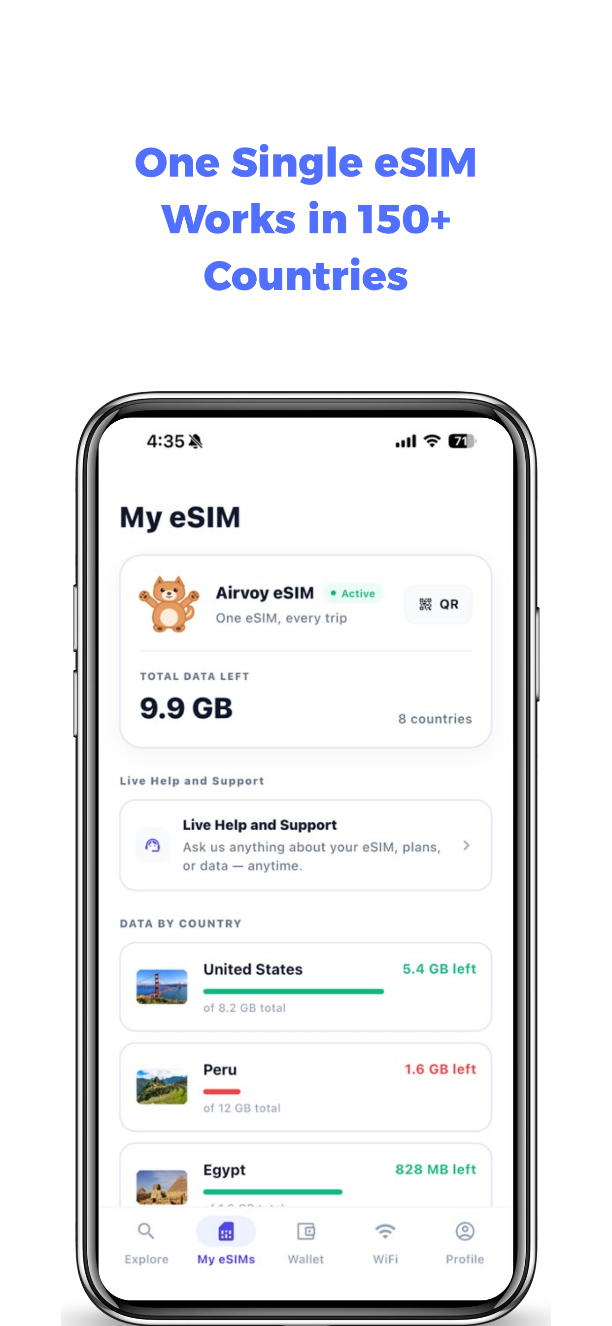 Airvoy eSIM screenshot 2