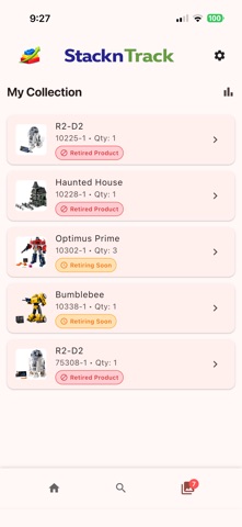 StacknTrack: LEGO Set Tracker Screenshot 7 of 9