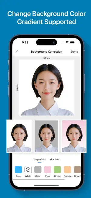 Passport Photo-ID Photo Snap screenshot 1