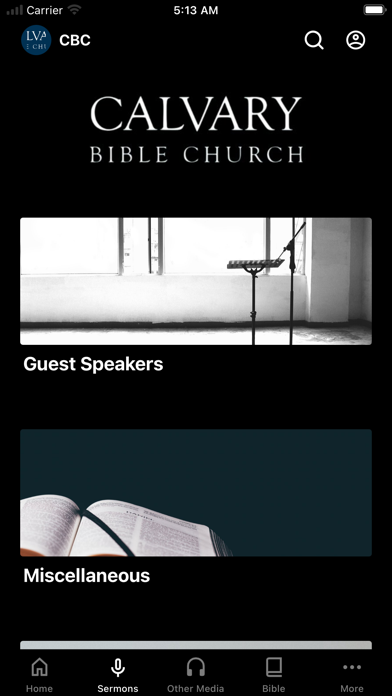 Calvary Bible Church iPhone screenshot 2 - Lifestyle app