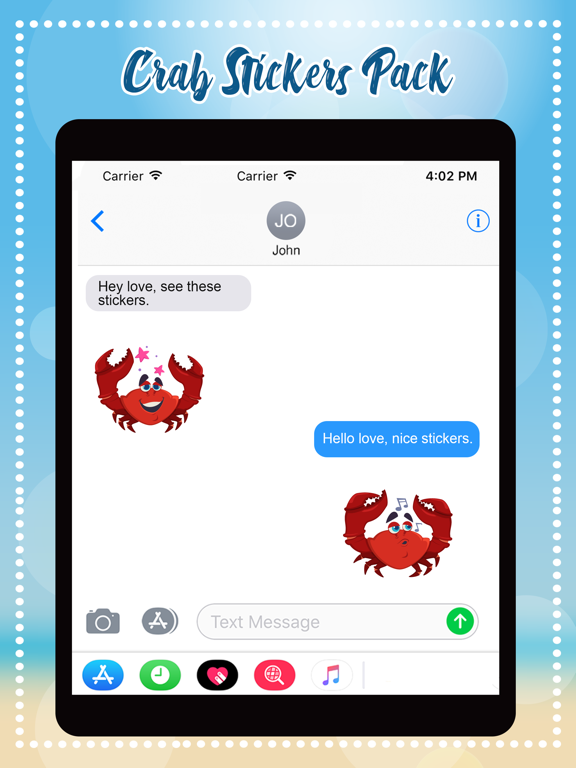 Screenshot #6 pour Crab Stickers Pack