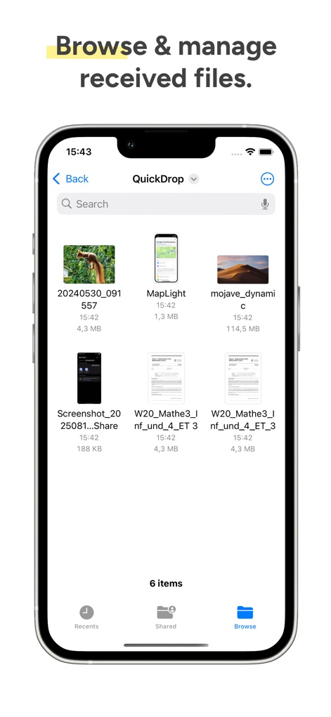 QuickDrop - Android transfer - App di Utility | MWM