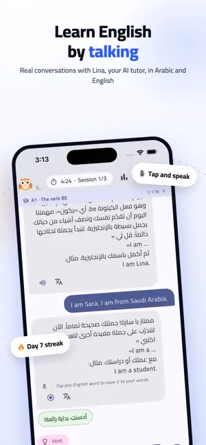 LangLab: English with Lina screenshot 1