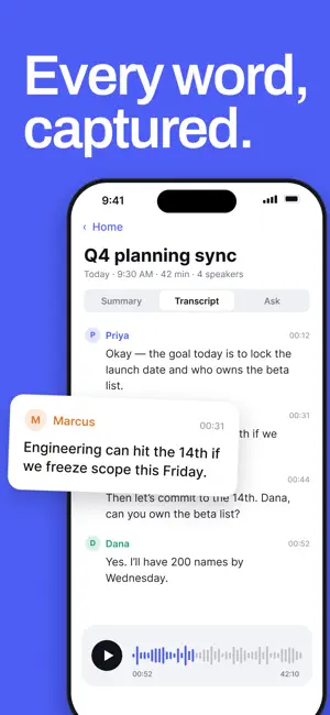 Wave AI Note Taker & Recorder screenshot 5