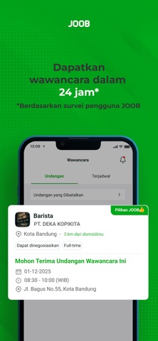 JOOB: Loker & Cari Kerja iPhone screenshot 4