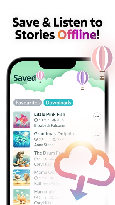 StoryNest Kids Audio Stories Screenshot