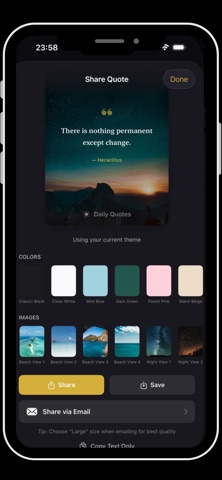 Daily Quotes For Growth screenshot
