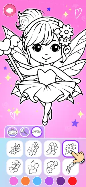 Princess Coloring Book & Pages screenshot 2