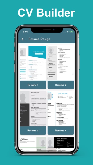 CV Maker - Resume Builder app Screenshot
