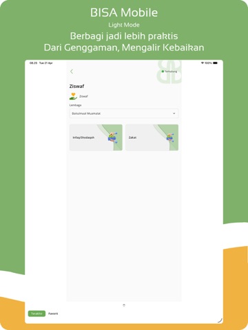 BISA Mobile iPad screenshot