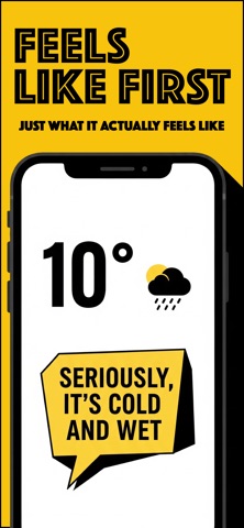 No BS Weather: Feels Like Screenshot 1 of 8