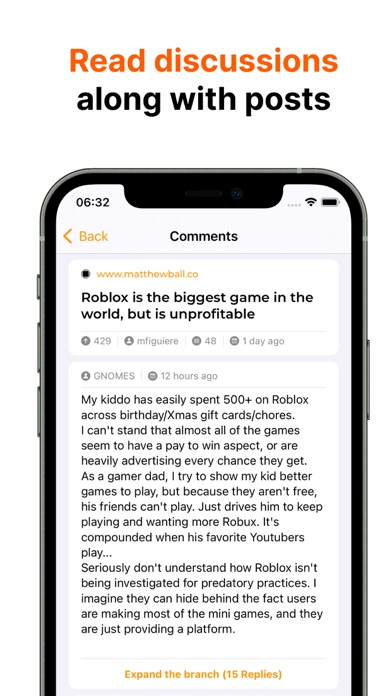 Screenshot #3 pour Hacker News - Social News