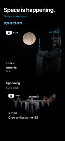 Spacian: Rocket Launch Tracker Screenshot 1 of 6