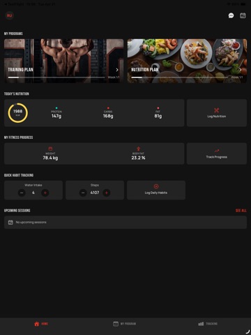 Trener Nikola iPad screenshot