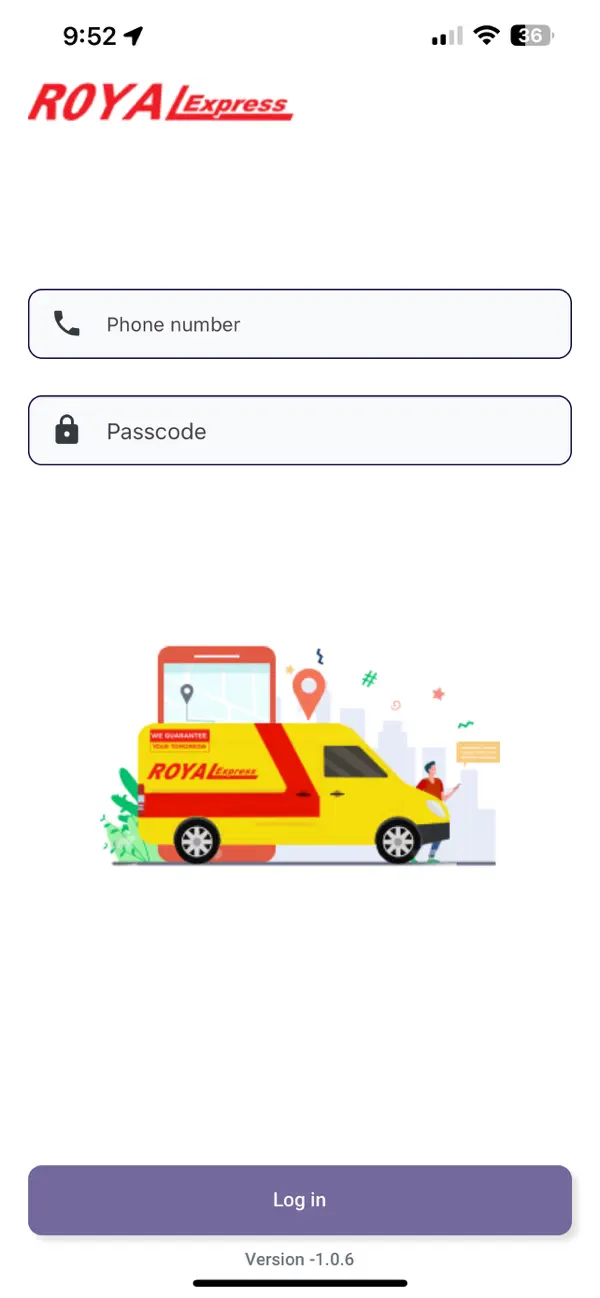 Screenshot #1 pour Royal Express Transport