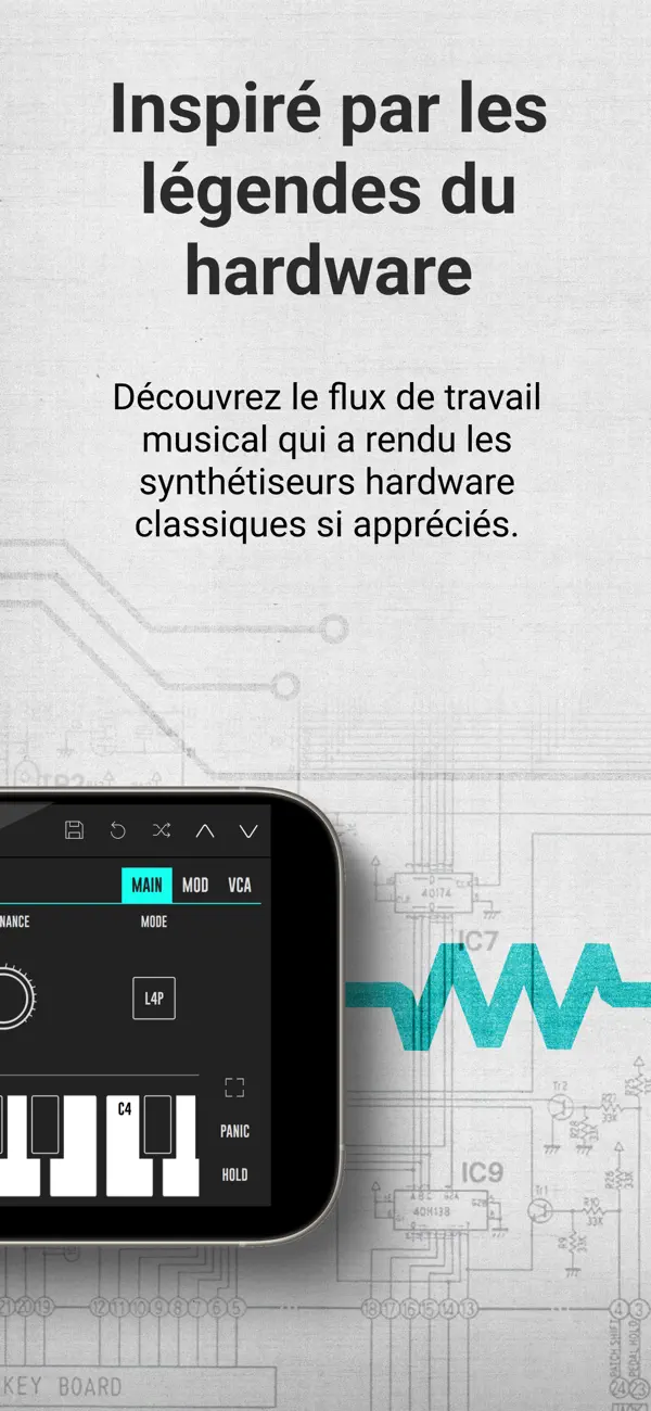 Screenshot #2 pour DRC - Polyphonic Synthesizer