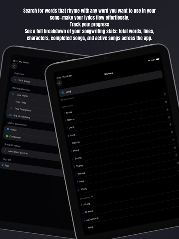 Lyric Blocks iPad screenshot
